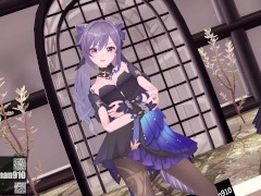 【KKS／MMD】"爆乳音頭" フィッシュル モナ 刻晴【原神】 - Screenshot 5 of 16 - Kks