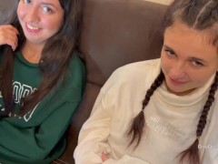 Подцепили с другом двух красоток и жестко их трахнули . Версия 1 3/16