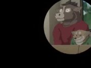 Preview 5 of Blowjob in Class Gay Furry Animation (by geppei)