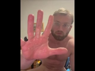 cumshot, glasses, bodybuilder, solo male