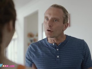 FamilyXXX - Redhead Teen Has Stepdad Cum On Her Braces (Reese Robbins) screenshot number 2