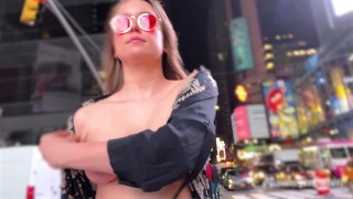 flashing my titties on a busy street - "Exposed to Strangers" Teaser