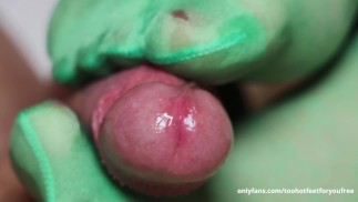 X-Mass крупным планом зеленый и красный счастье футфетиш