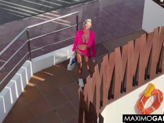 Ibiza Pornstar Meeting With Amazing Sienna Day screenshot number 0