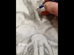 I'm doing sex drugs and the pen is moving - the cock and the eye are bulging hard!!!f