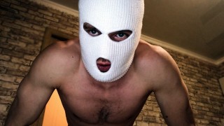 Dirty Talk Humiliation Dominant DADDY In Balaclava FUCKS His SLAVE And Cums In Your MOUTH