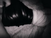 Preview 5 of my girlfriend's boyfriend couldn't resist fuck me and cum on leather skirt