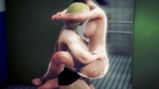 Futa ritsuko fucks misato(Eva)