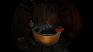 O despertar da hora do banho VR hentai
