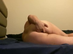 Straight Male takes Dildo in Ass for the first time.