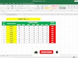 EDIT MULTIPLE SHEET IN EXCEL