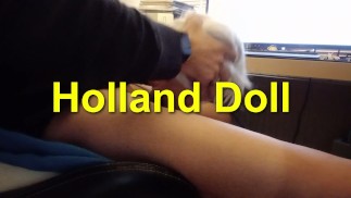 124 Holland Doll - Sexy Silicone Dollhead Throatfucked by her Stepdad Draining his Balls