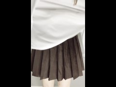 【ノーパンノーブラ】裸セーラー服【生着替え】 - Screenshot 11 of 16 - Jc 着替え