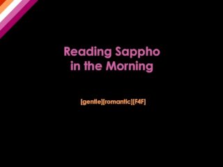 College Girlfriend Reads You Sappho Then Fucks You Before Class