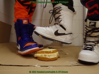 Сокрушительный торт с ботинками для сноуборда Nike Vapen и MXGEAR, (превью)