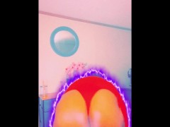 Chub Bottom Strip tease in Slow Motion Ass Shaking
