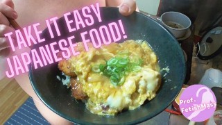 [Prof_FetihsMass] Take it easy Japanese food! [breaded pork on rice]