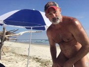 Preview 1 of How to Stretch Your Cock: Nude Beach Edition