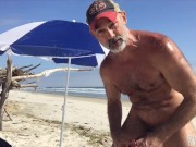 Preview 5 of How to Stretch Your Cock: Nude Beach Edition