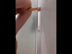 orgasm before shower