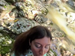 Трахнул милую девушку экскурсовода на водопаде . Экстремальный секс на природе - Screenshot 5 of 16 - Extreme