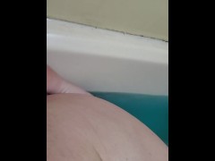 BBW wet tubby time pink belly slaps