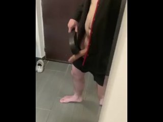 Spanking the Dick with a Belt
