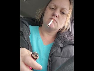 smoking fetish, fetish, vertical video, car play