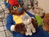 fursuiter fucks modified plushie and cums