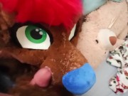 Preview 5 of Cum on fursuit until completely covered