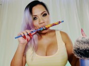 Preview 2 of ASMR Lollipop Sucking and Licking