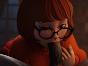 Preview 1 of Velma Sucking On A BBC