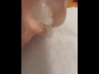 【おかず動画】オナホールから大量の精子　【fap material】masturbator_sperm