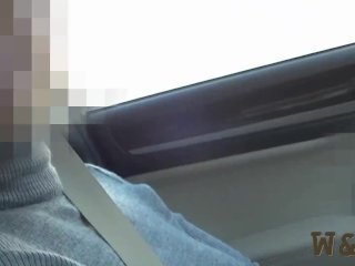 【個人撮影】可愛い彼女が昼間の駐車場で全裸になったり車内でオナニーしたり♡cute girlfriend naked in parking lot ♡