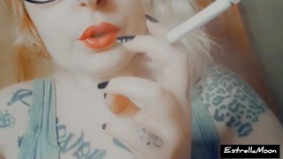 クローズアップ-喫煙Fetish