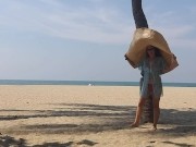 Preview 1 of Big hat Public Beach flashing
