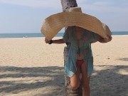 Preview 2 of Big hat Public Beach flashing