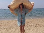 Preview 3 of Big hat Public Beach flashing