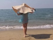 Preview 4 of Big hat Public Beach flashing
