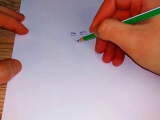 Hentai Japanese woman in torn stockings peed under herself