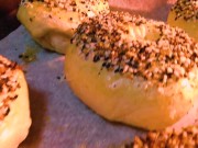 Preview 1 of Jerk off while loving my Homemade warm bagels