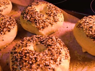Jerk off while Loving my Homemade Warm Bagels