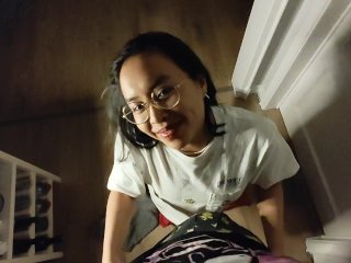 asian, point of view, petite, big dick