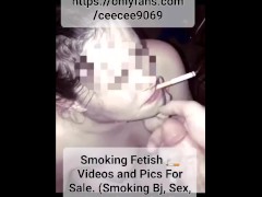 Smoking Fetish 🚬 Cumshot Facials 💦💨