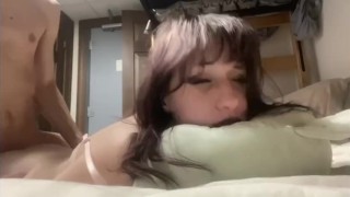 Sweet Amateur Teen Gets Fucked By Her Boyfriend In College Dorm