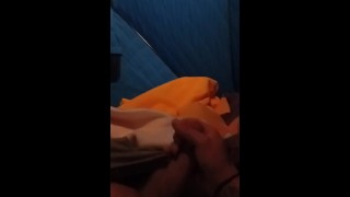 Solo tent dick flash