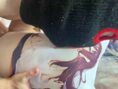 【抱き枕SEX】巨乳 とセックスで興奮して射精する変態チー牛のキモオタ - Screenshot 4 of 16 - Hentai