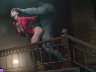 (4K) Hard penis monsters enjoy fucking hot women and cumming inside | 3D Hentai Animations |P127