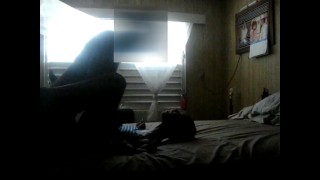 Jamacan Silhouette Fucking she couldnt handle my dick