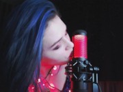 Preview 1 of ASMR SLOW SENSUAL LICKING MICROPHONE 🥵🥵🥵